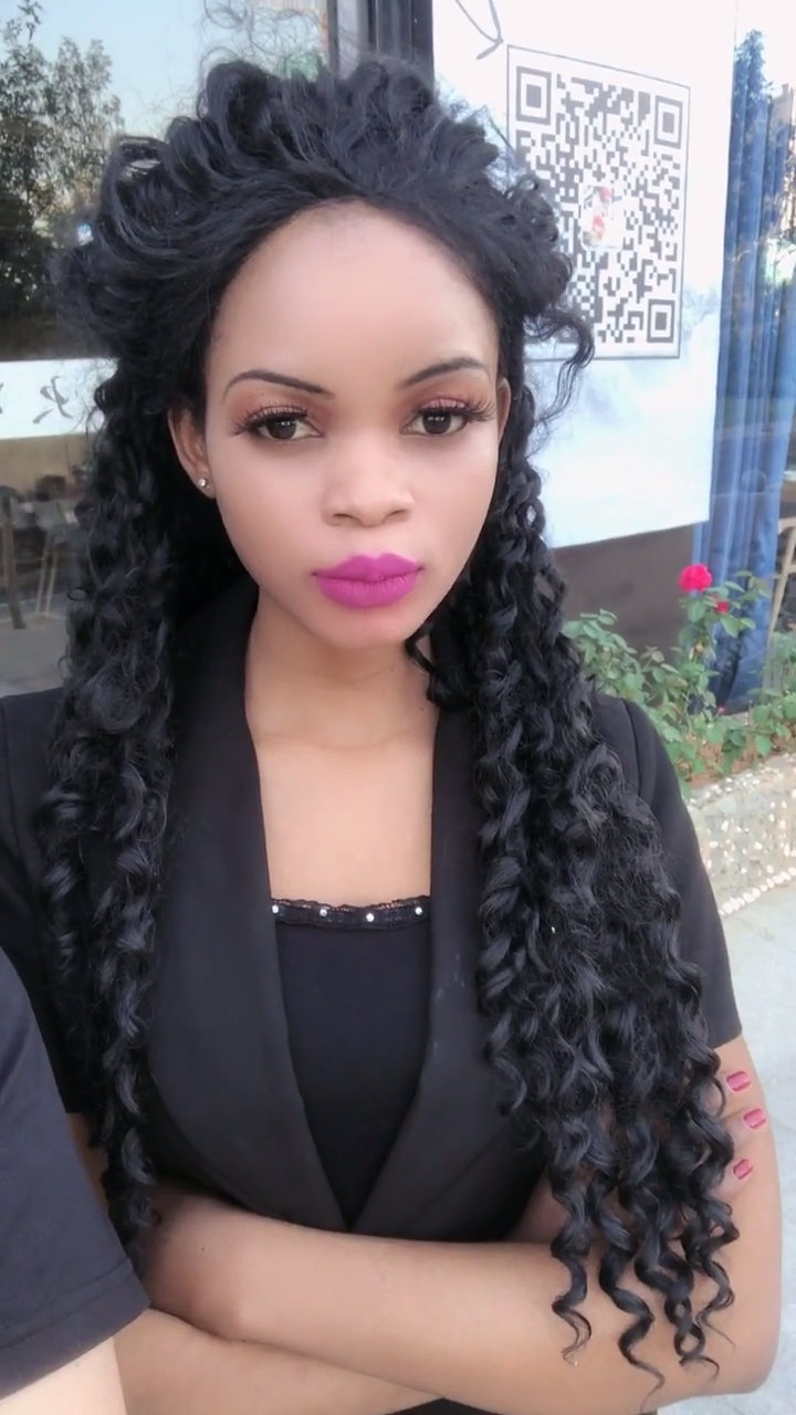 非洲妹子化妆第一人,漂亮吧