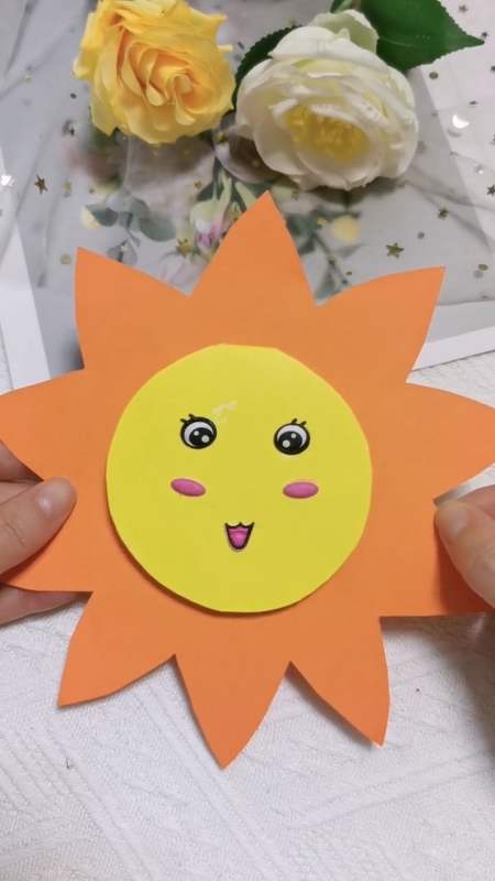 发个库存,小太阳贺卡手工教程,快给自己收藏起来吧