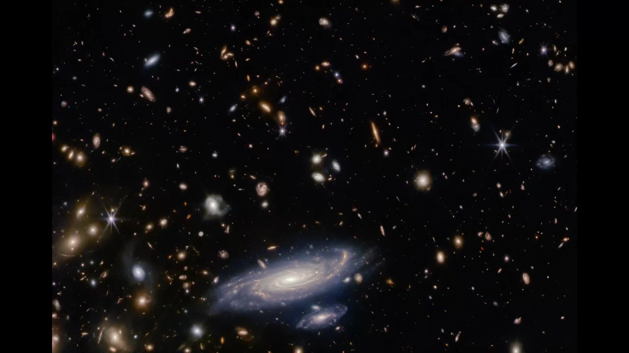 天文#星系团,美丽的宇宙,这是望远镜拍的