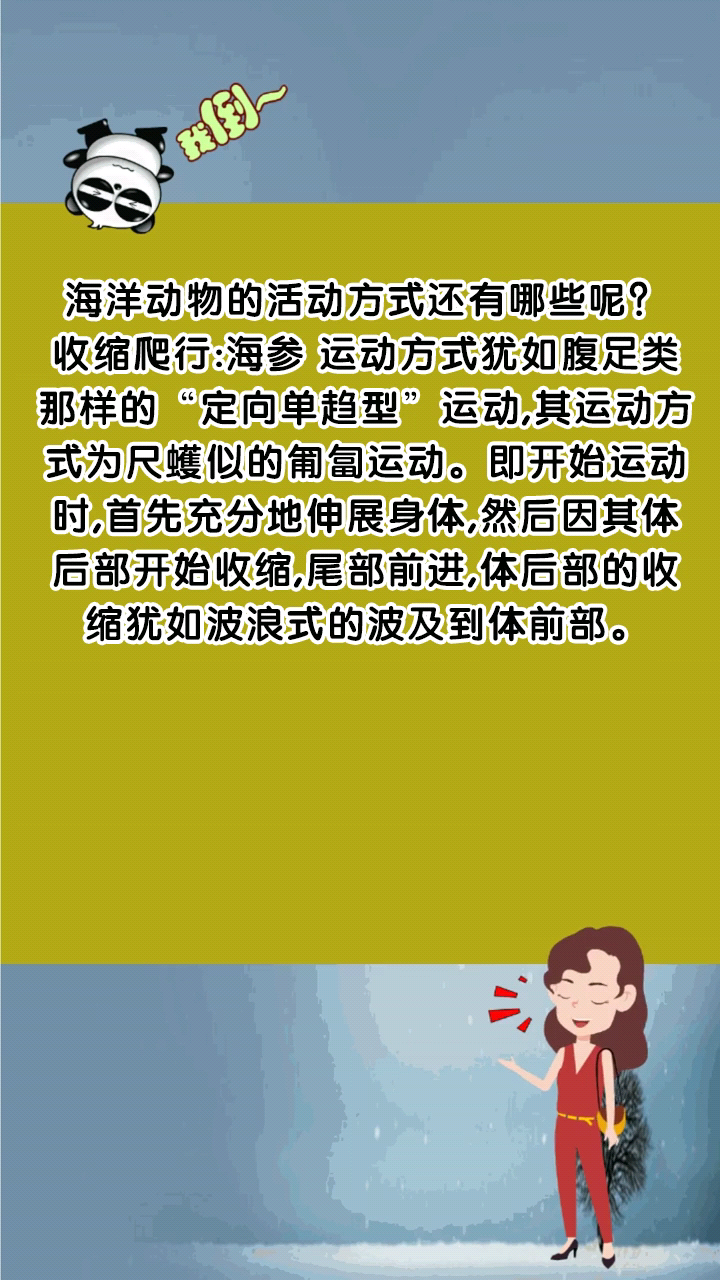 海洋动物的活动方式还有哪些呢?