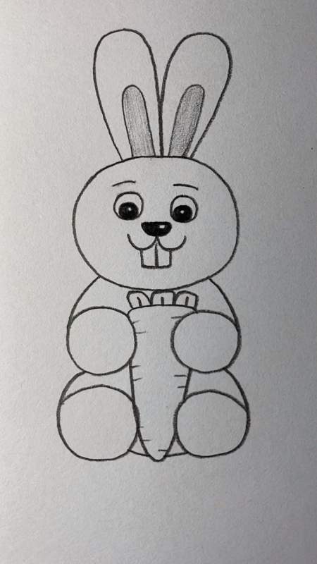 绘画#可爱的小兔兔,你学会怎么画了吗?
