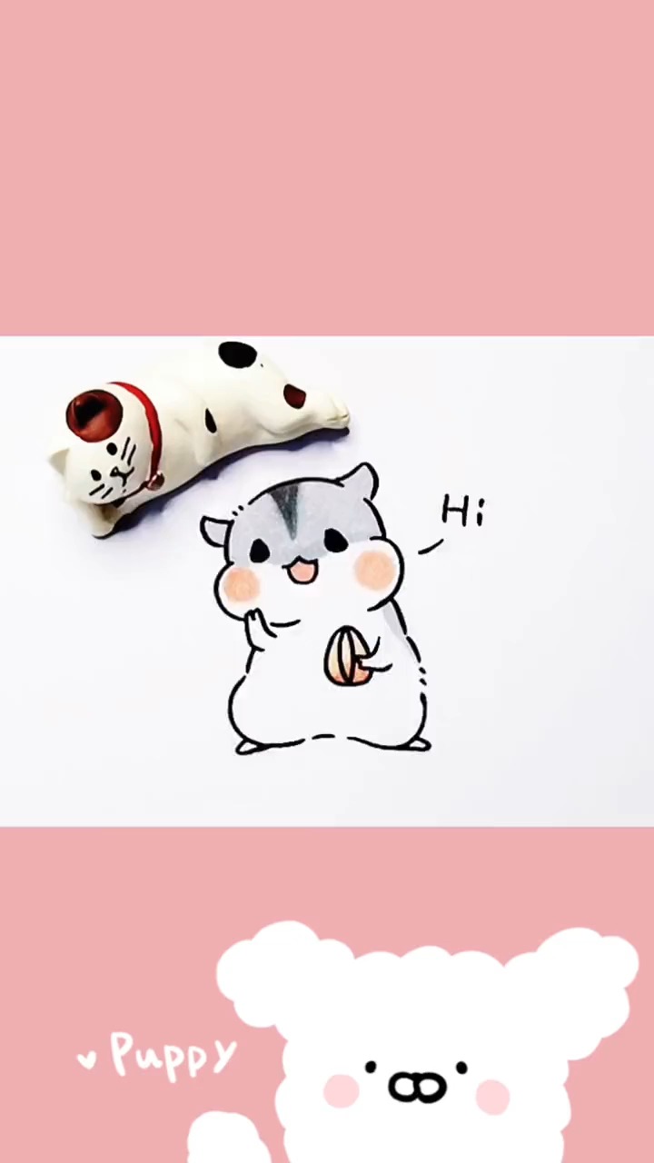 小仓鼠简笔画