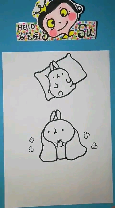 土豆兔简笔画