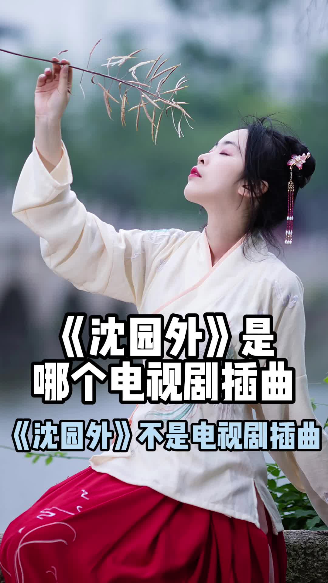 沈园外不是电视剧插曲一起欣赏吧