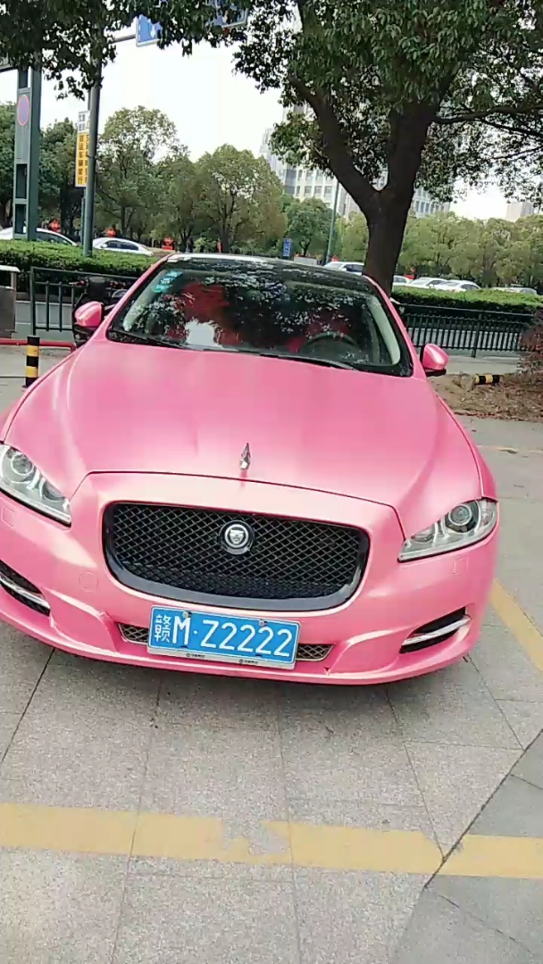 如此粉色小轿车,你猜是哪个大老板的呢?