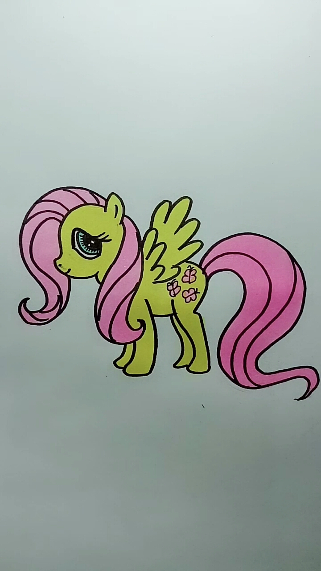 画画原来如此简单#一只可爱的小马