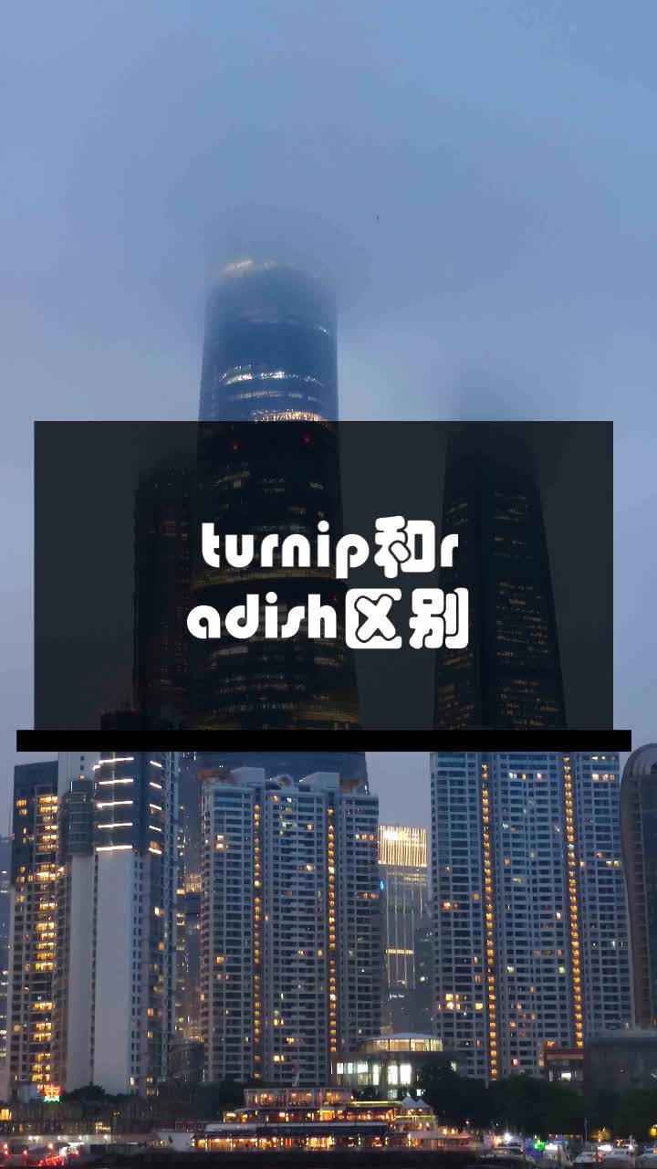 turnip和radish区别