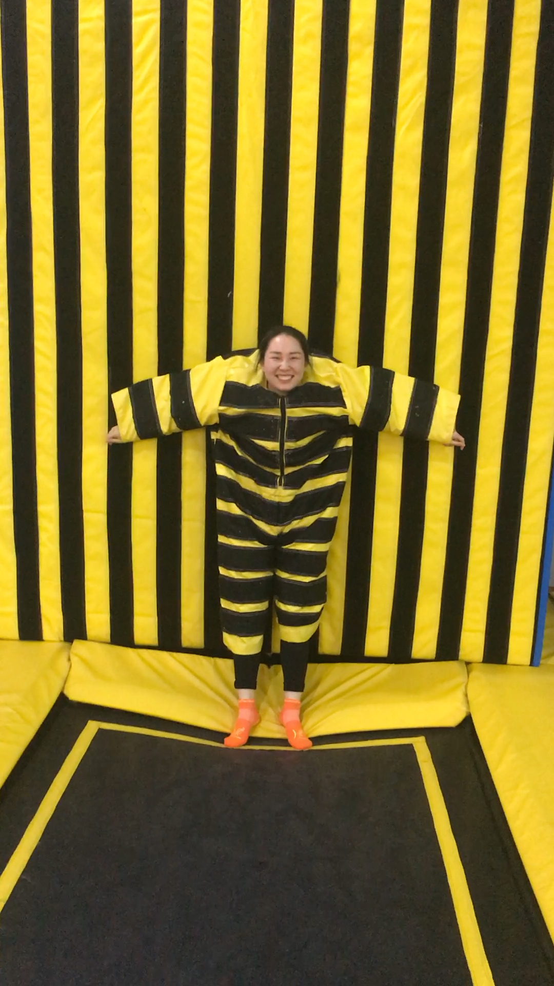 全民小剧场#蹦床走一遭 相扑运动员之魔术墙