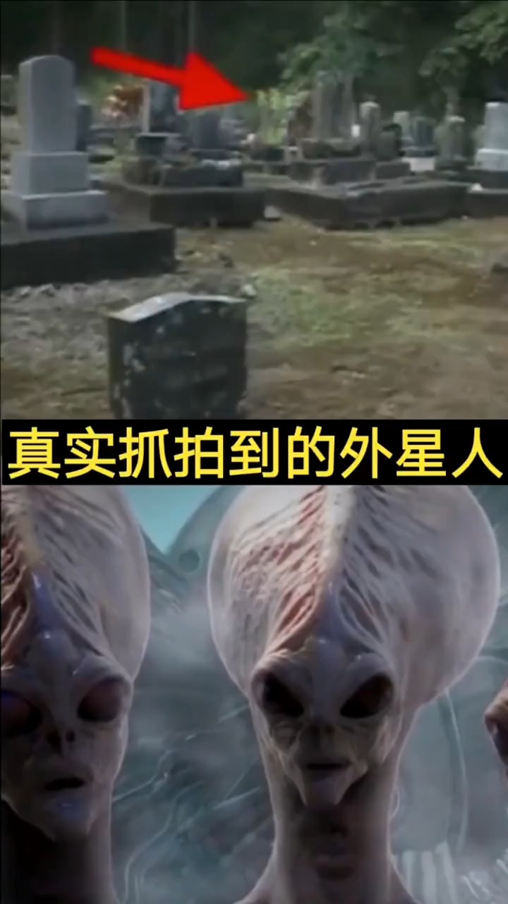 中国拍到真实外星人图片