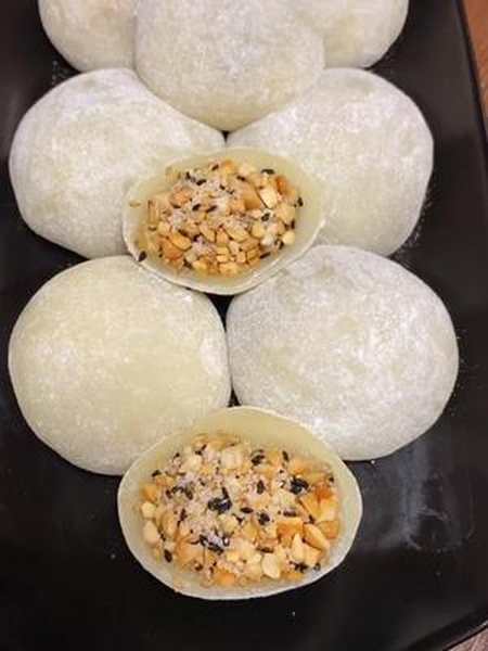 伍仁馅糯米凉糕这样做3天也不会硬凉糕