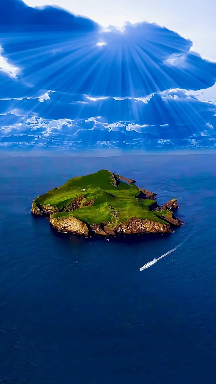 世界上醉孤独的岛,在大西洋深处,孤岛上只有一座房子,被称为醉孤独的