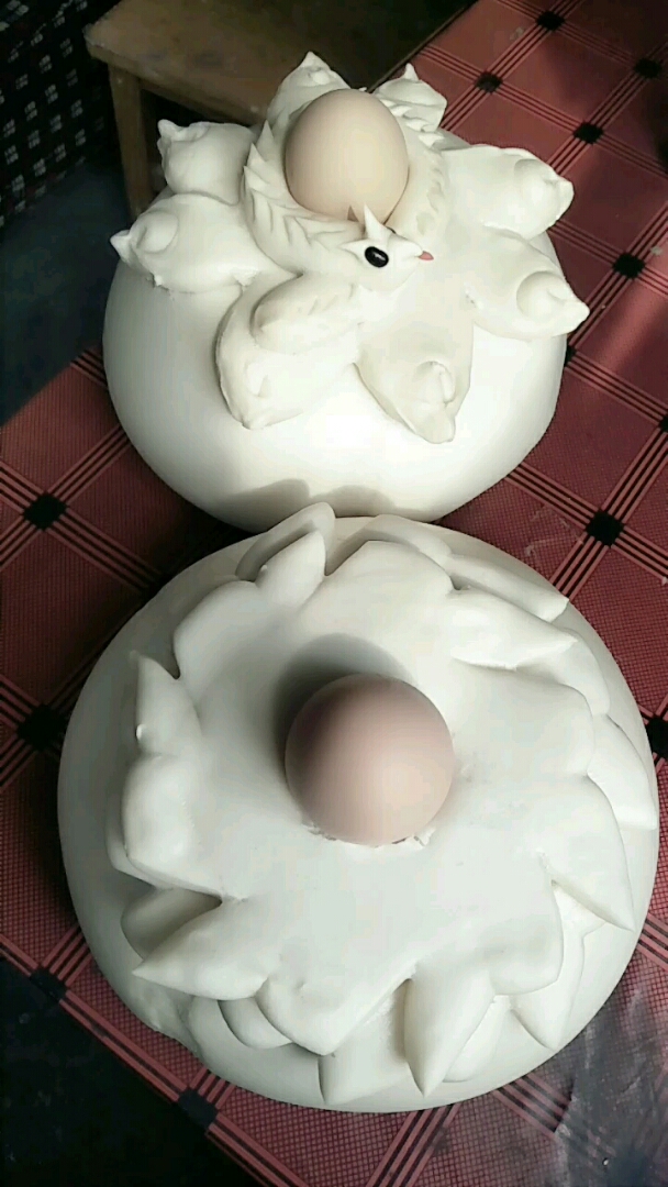 这清明蒸的子福馍,