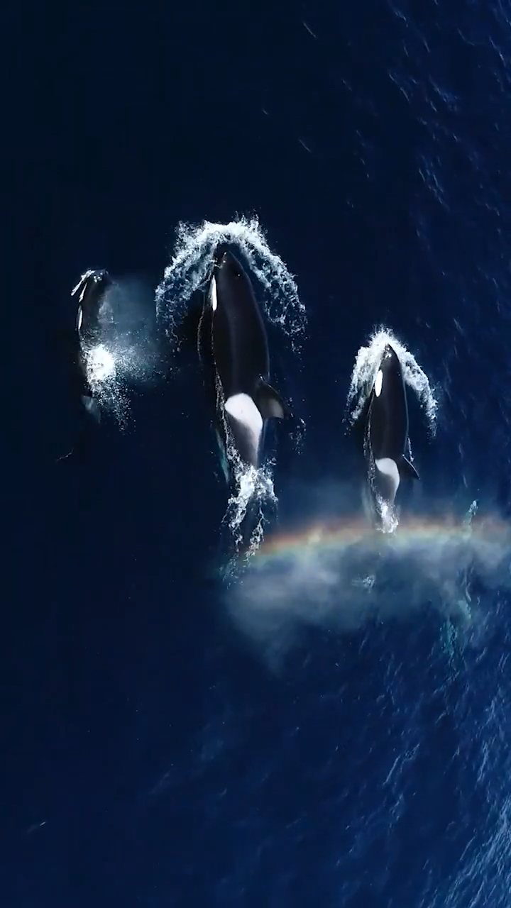 旅游进行时#虎鲸群