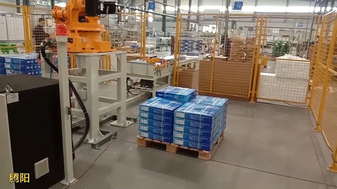 码垛机#腾阳码垛机,可码垛纸箱,袋子,非标定制