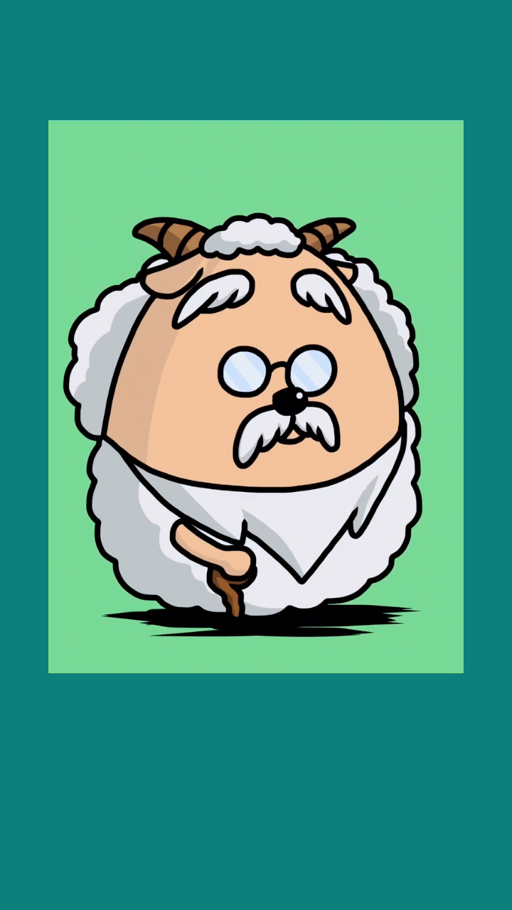 画画原来如此简单#原来村长叫做慢羊羊