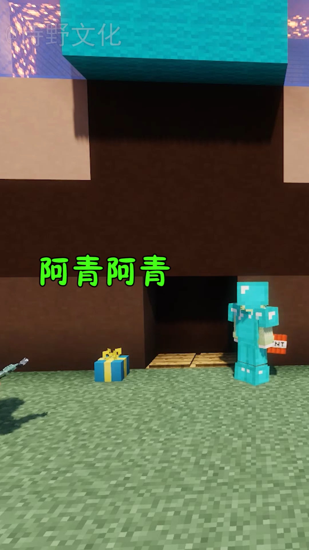 我的世界:怕怕给阿青的礼物