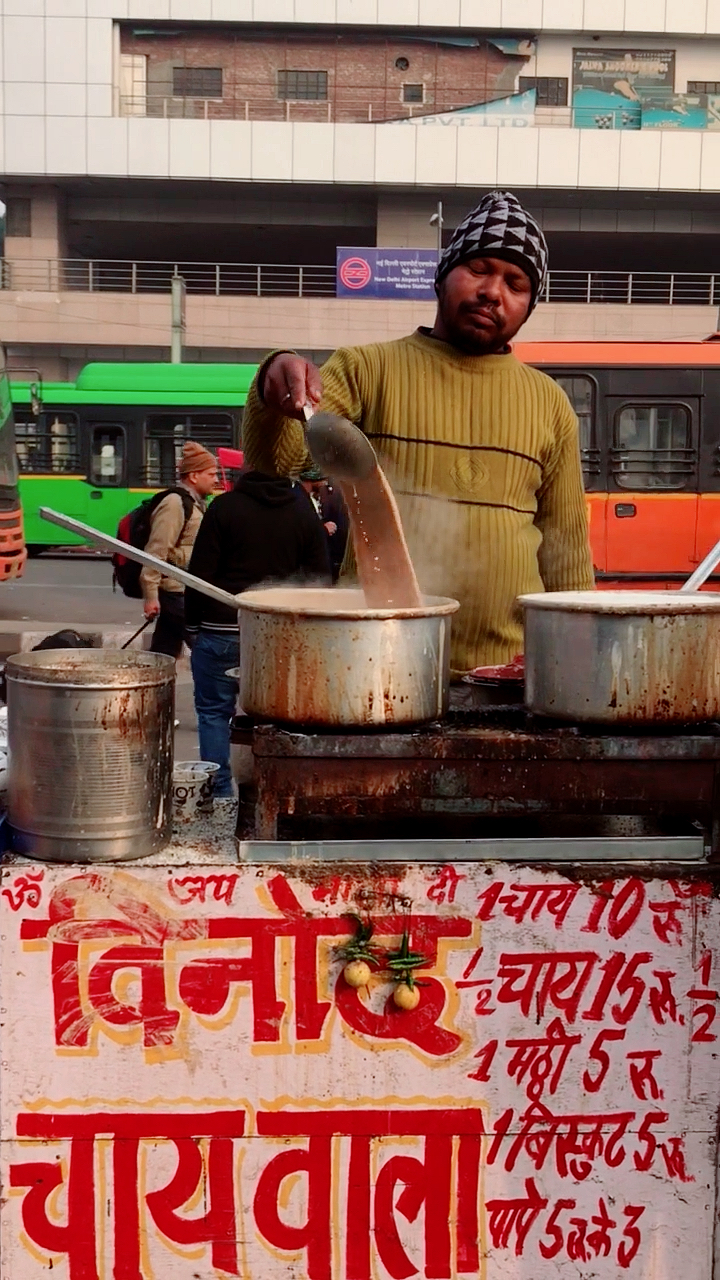印度街头奶茶图片