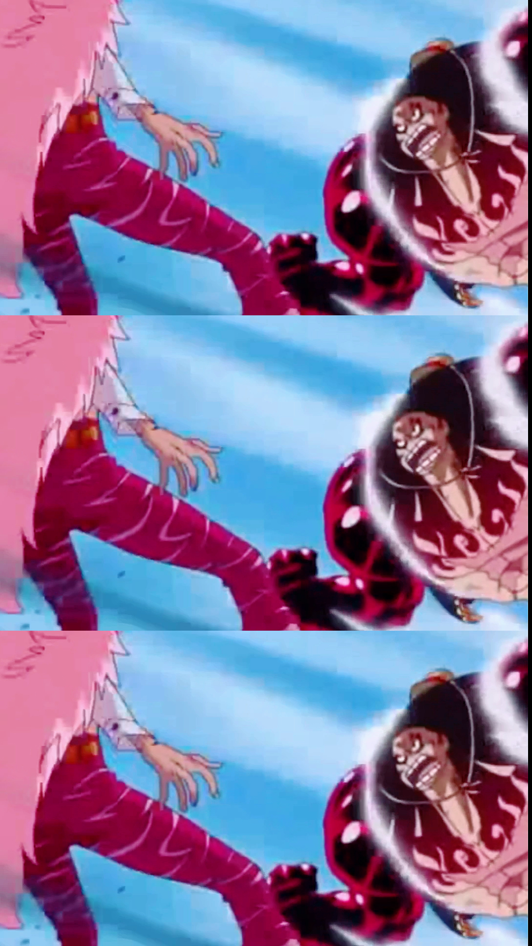 海贼王##动漫  路飞对战明哥