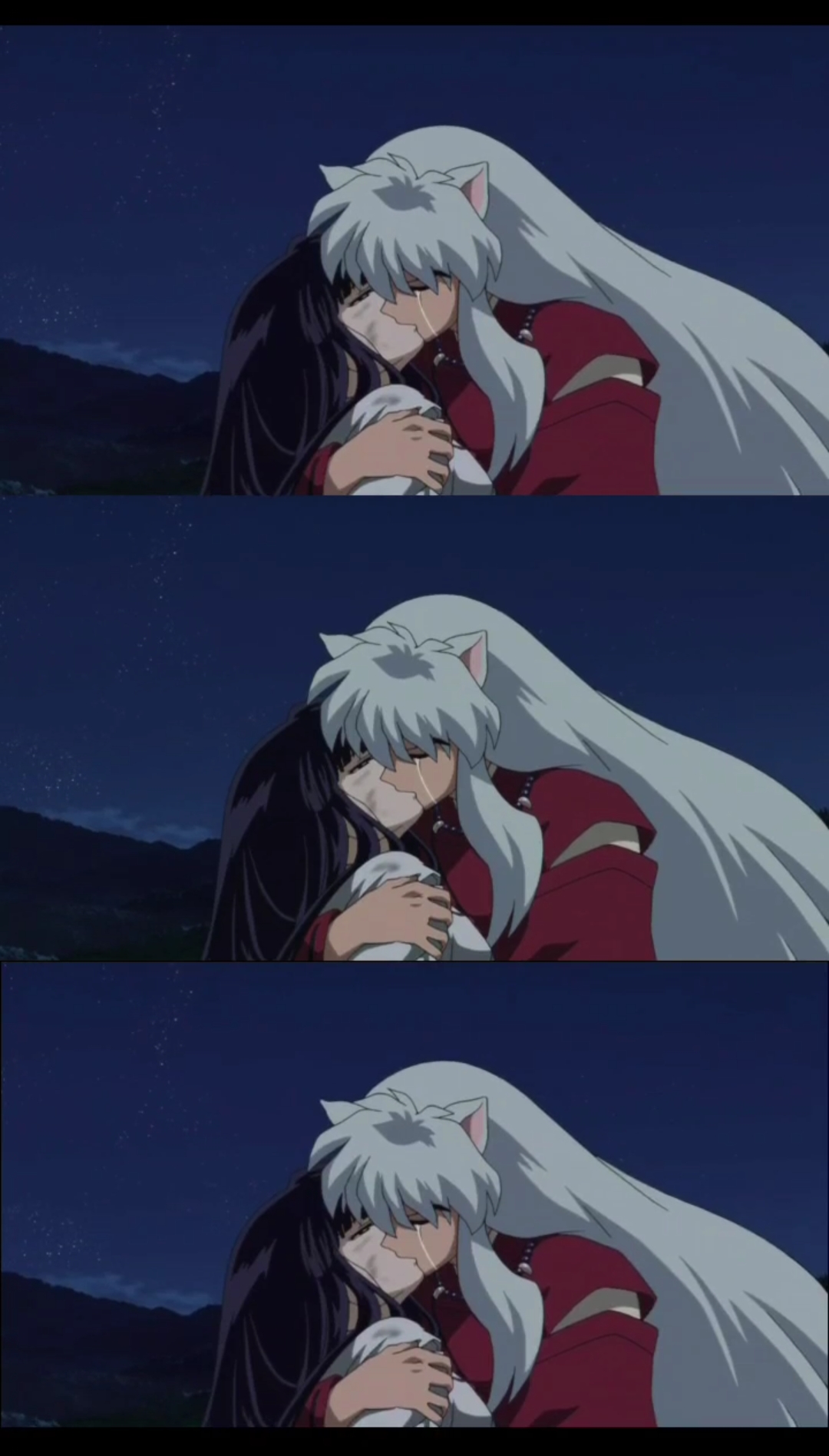 动漫#喜欢杀生丸的神乐走了,喜欢犬夜叉的桔梗也走了.