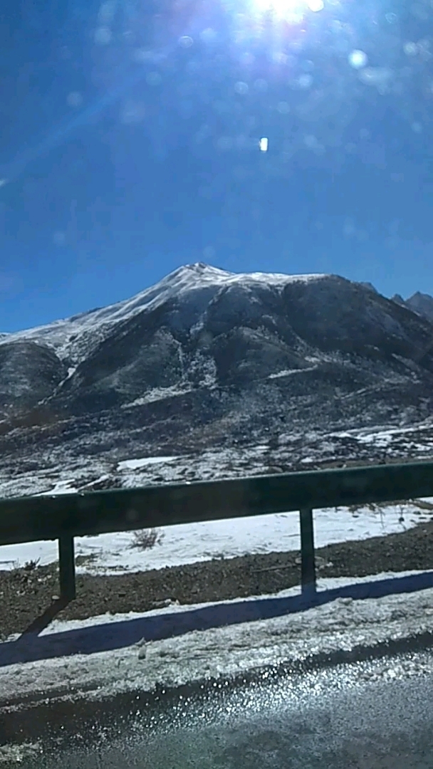 海子山雪景!