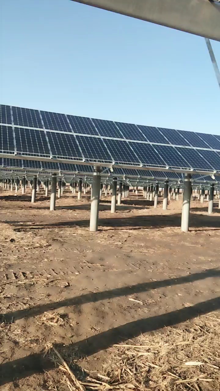 光伏板修改桩头过高