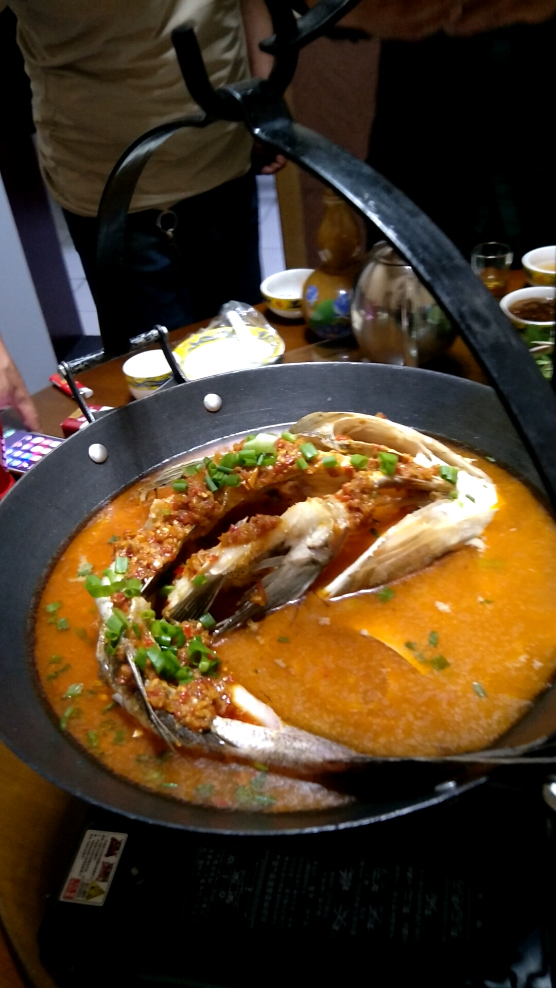 杆子哥的美食#2020最新款网红吊锅鱼火了.