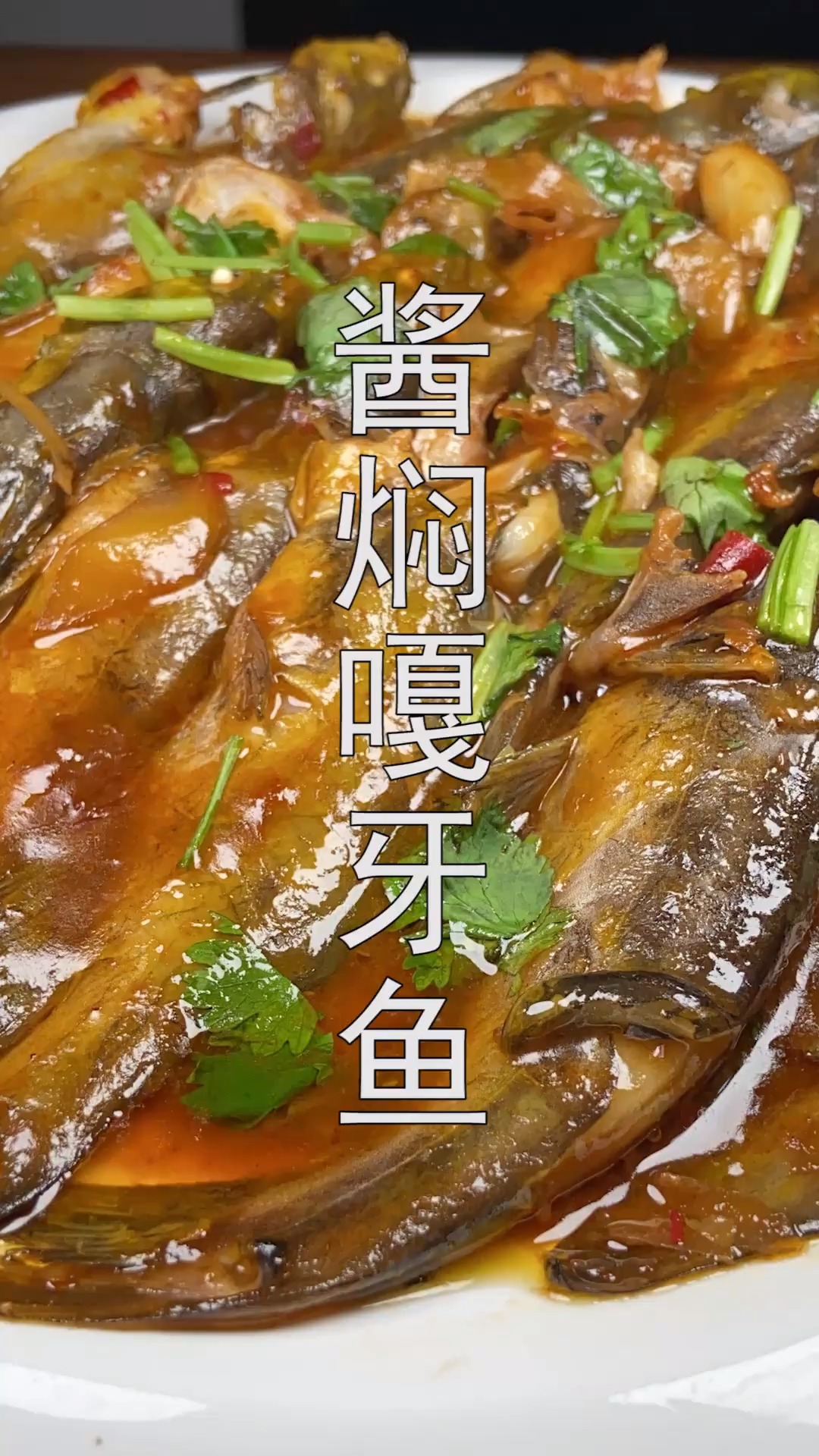 家常菜#东北特色酱焖嘎牙鱼,鱼肉鲜嫩,酱香入味,做法特别简单
