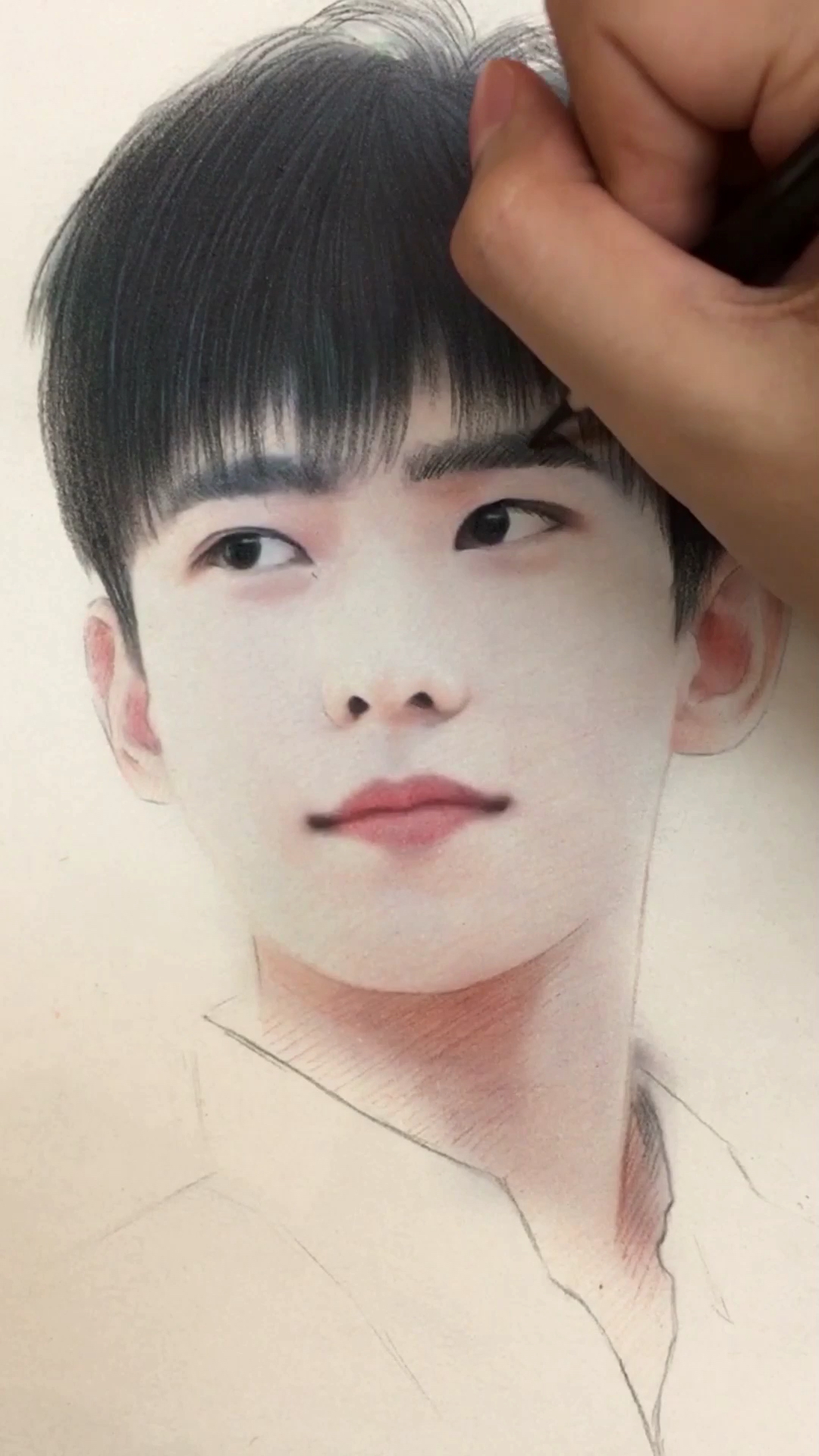 我和秋天撞个满怀#今日彩铅:杨洋