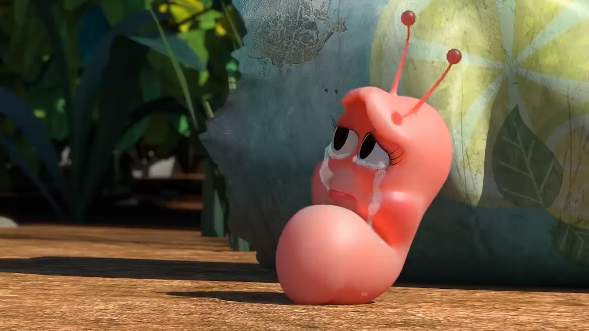 爆笑虫子#贪吃的小粉只掉野生蘑菇,把肚子吃坏了