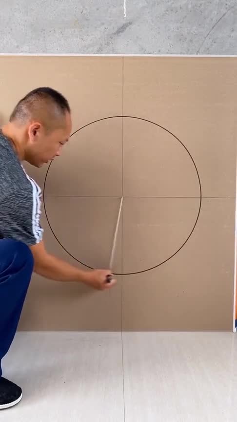 木工超大圆怎么画图片
