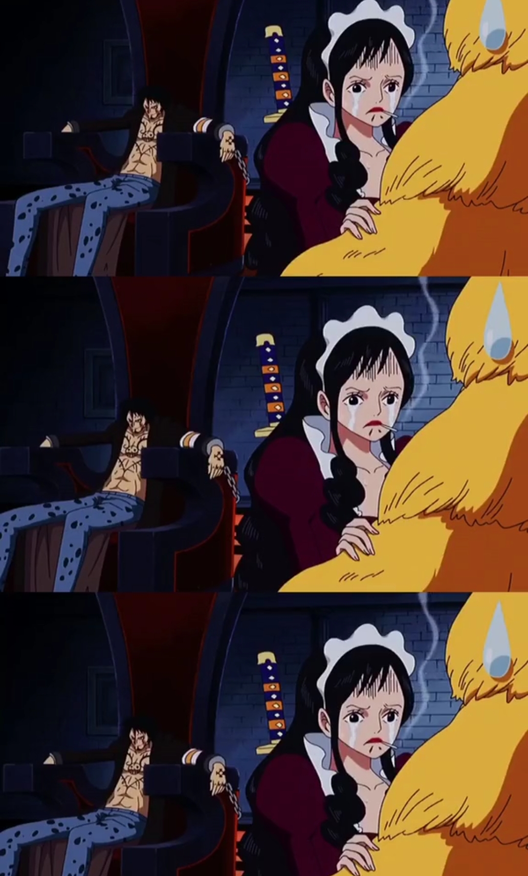 动漫#baby5和罗才是般配的一对