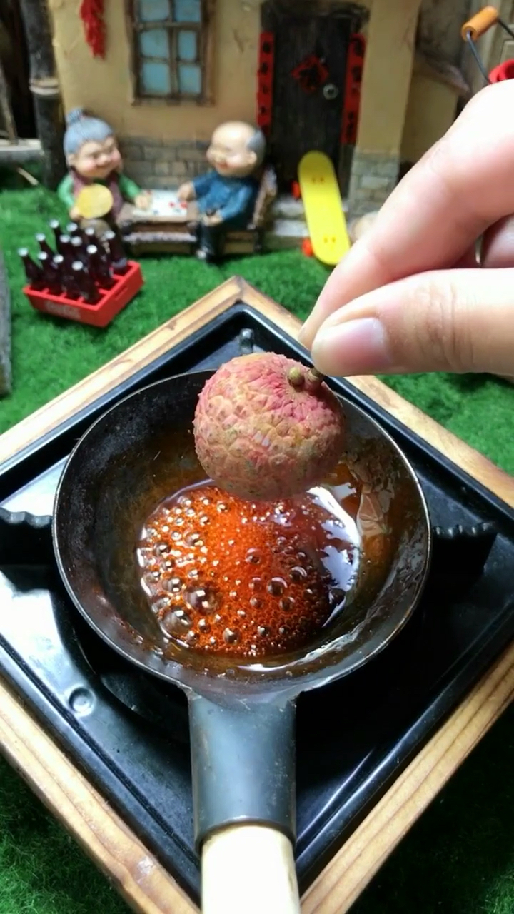 秀出你的拿手菜#拔丝荔枝糖