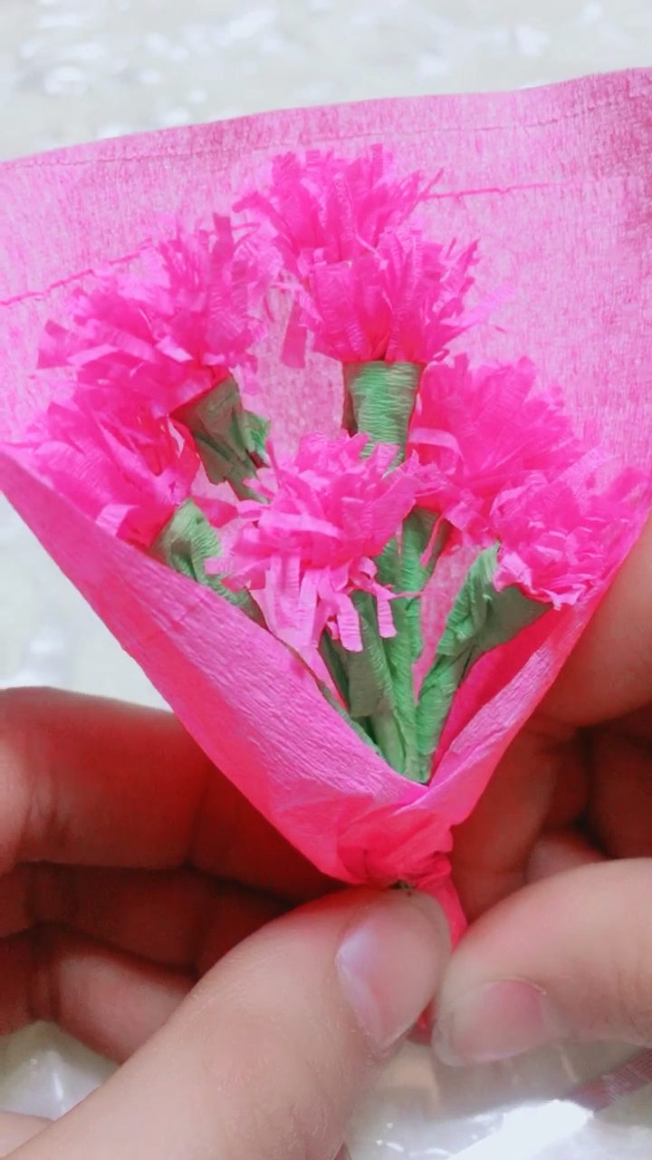 手工制作#满天星花束