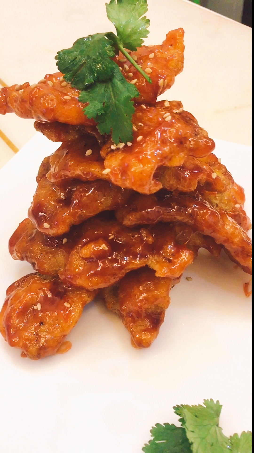 好吃的橙汁锅包肉 其实也非常做