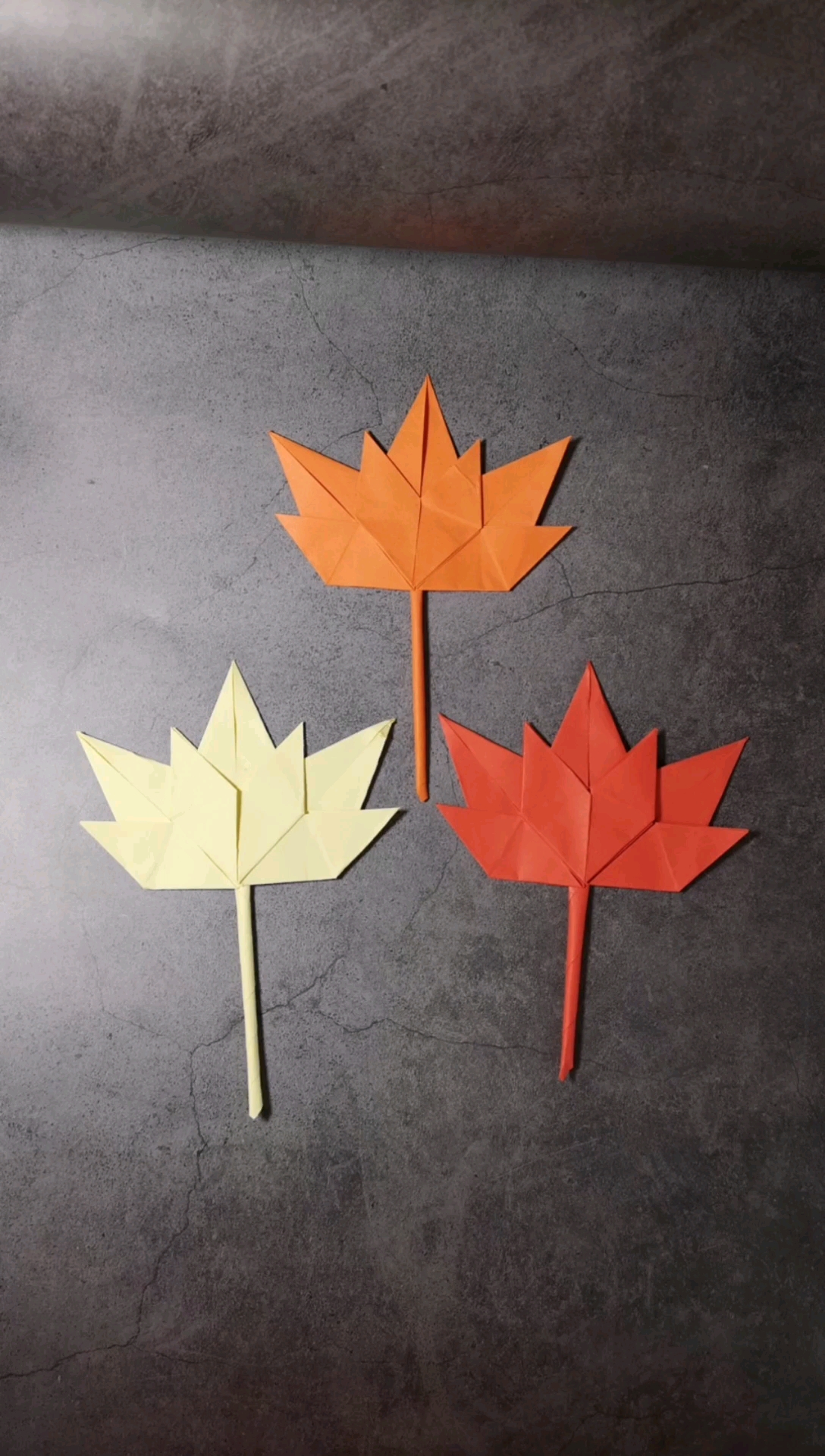 手工制作#枫叶折纸