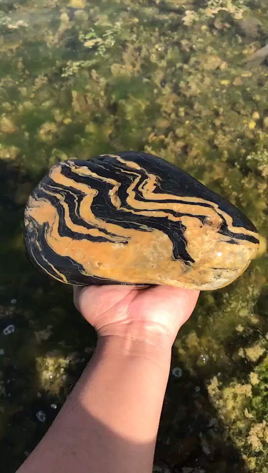 汉江金纹石精品