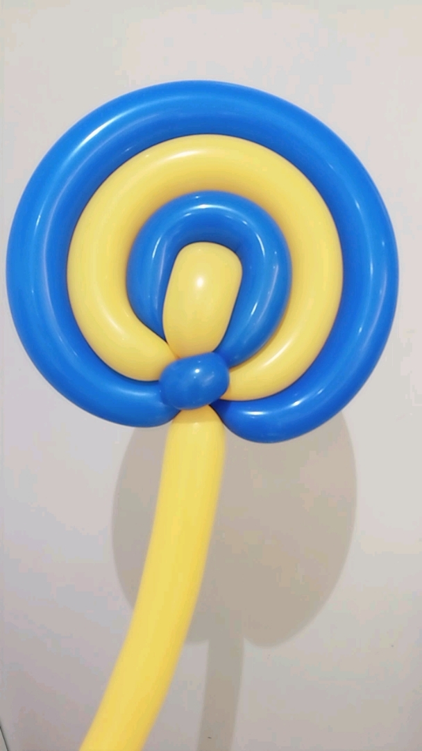 长气球棒棒糖拧法图图片