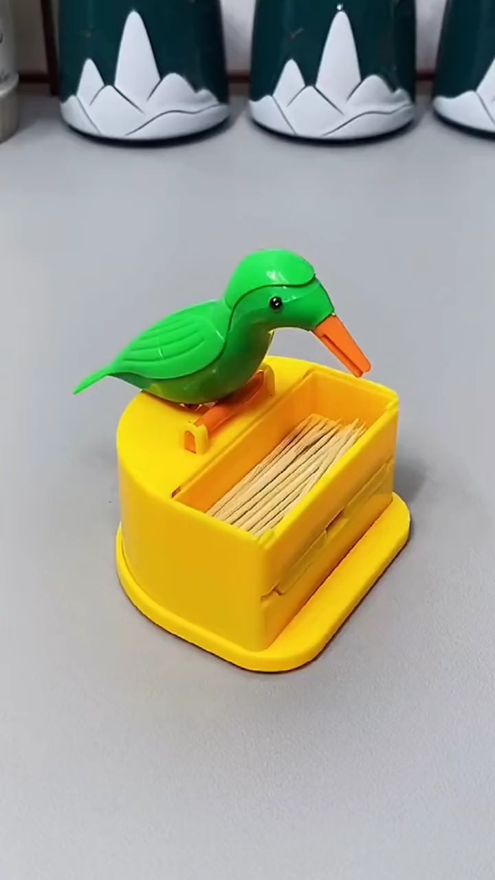 小鸟牙签盒
