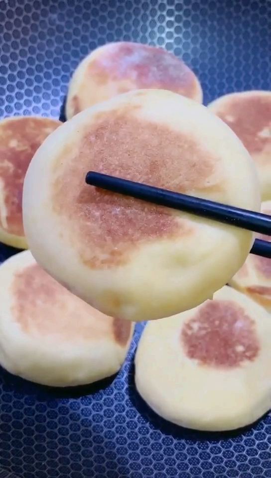 无油健康红薯发面饼,特别适合老人和孩子