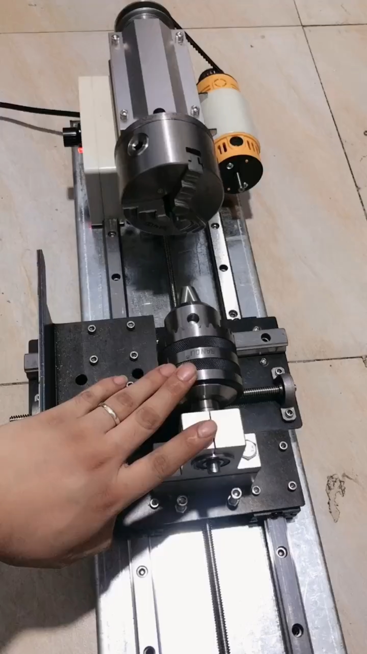 生活小妙招#自制车床