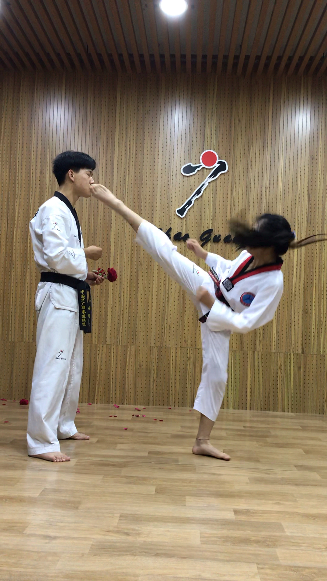 少广跆拳道#脚没味吗?