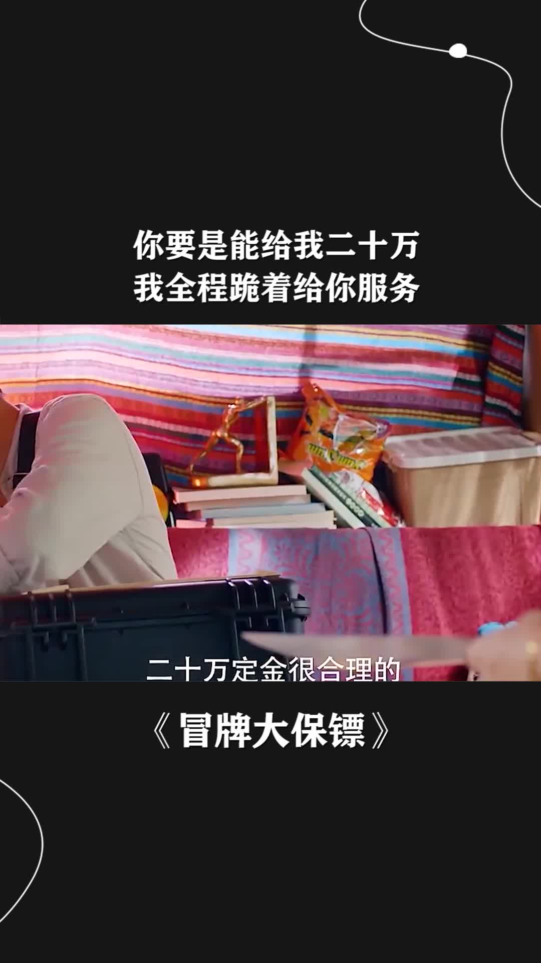 你要是能给我二十万我全程跪着给你服务冒牌大保镖