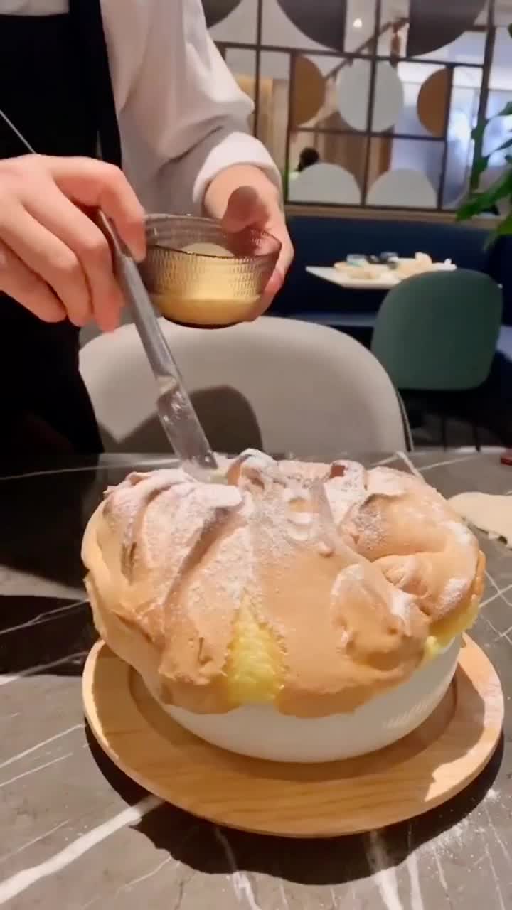 冰淇淋舒芙蕾,甜蜜蜜冰凉凉
