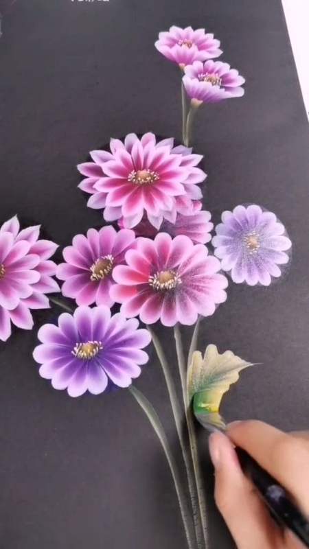 快笔快画,简单排笔笔法组合