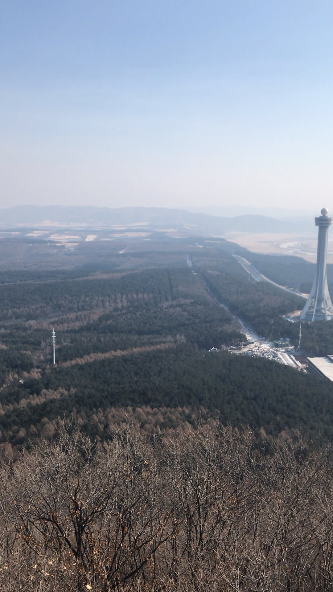 在帽儿山看延吉市全景