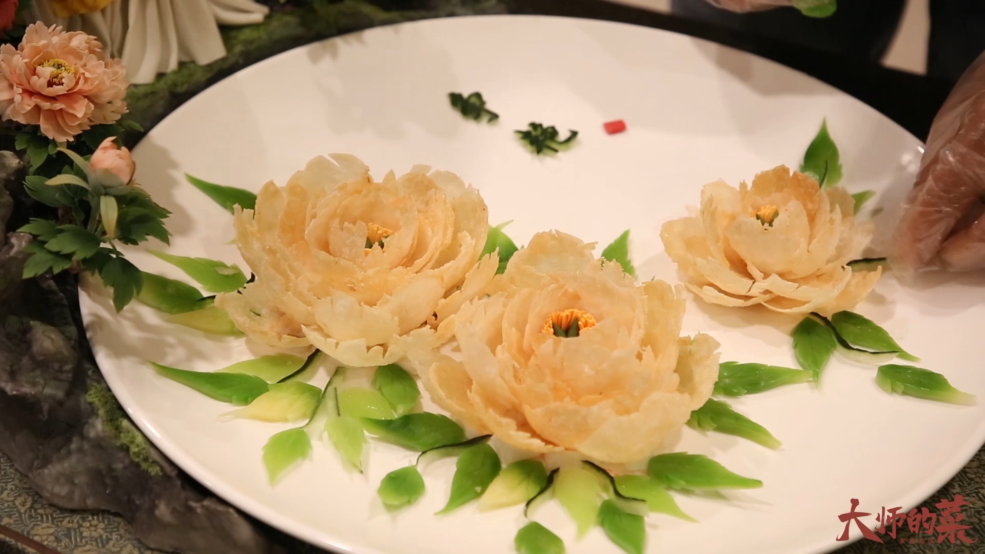 美食#清宫八大御菜之一"牡丹鱼片",集刀功,火候,调味,美学之大成!