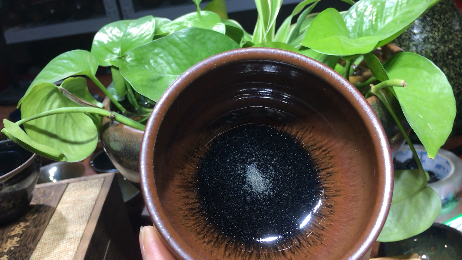 建盏柴烧将军杯