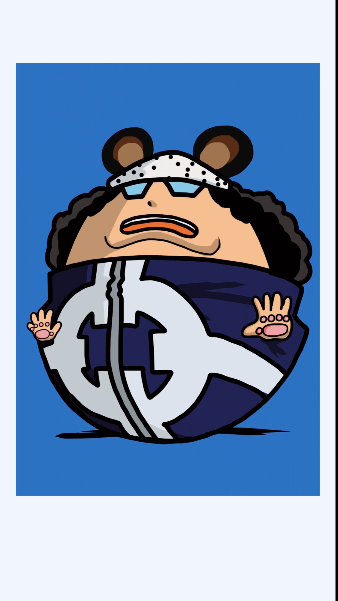 画画原来如此简单#巴索罗米熊的身材真吓人-度小视