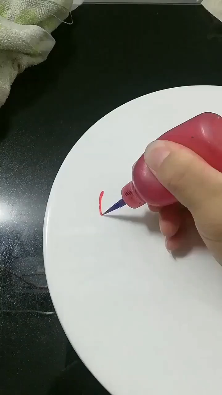 果酱画最美的玫瑰,用心去画一个作品