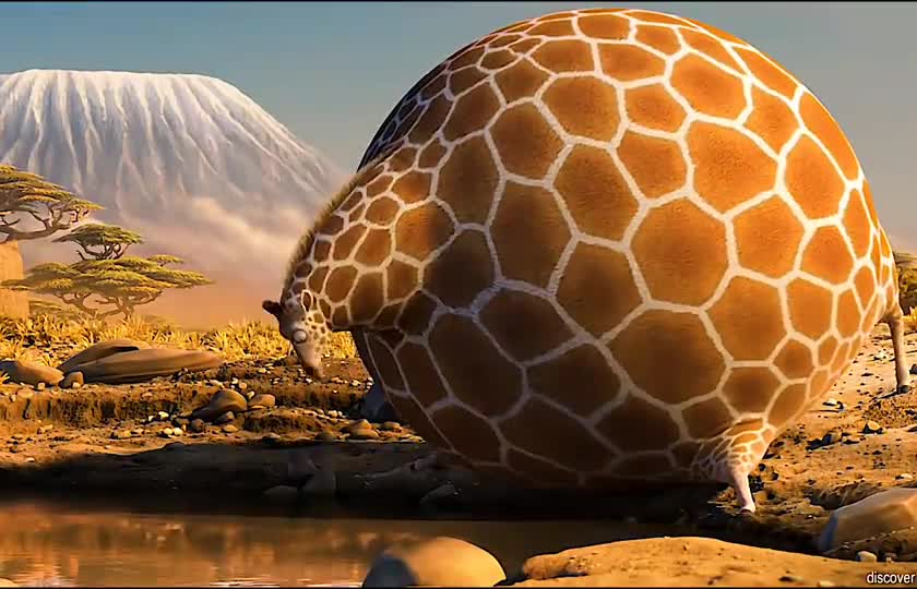 假如动物们都圆鼓鼓的胖成了球